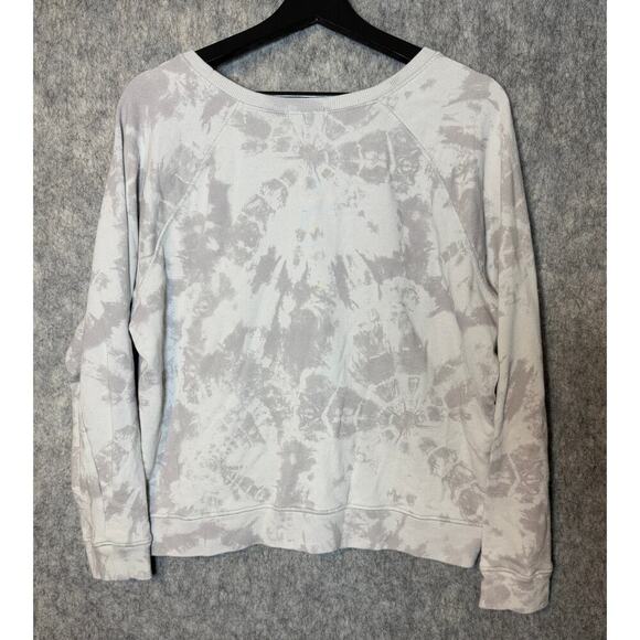 Rails Theo Scoop Neck Large Gray Tie-Dye Sweatshirt - Picture 5 of 7